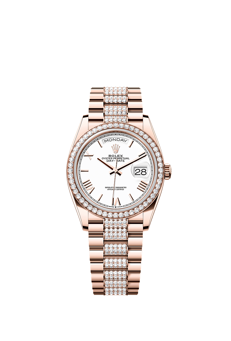 White, Diamond-set President