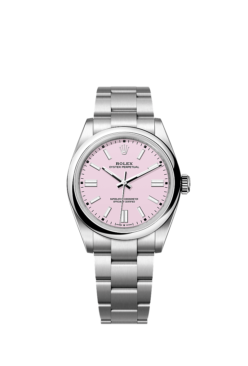 Rolex Oyster Perpetual 41mm — smooth domed bezel (steel & two-tone)