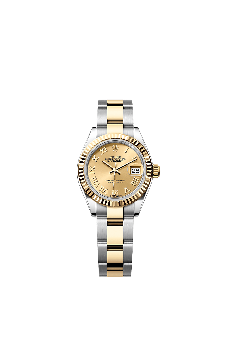 Rolex Lady-Datejust watch: Oystersteel and yellow gold - m279173