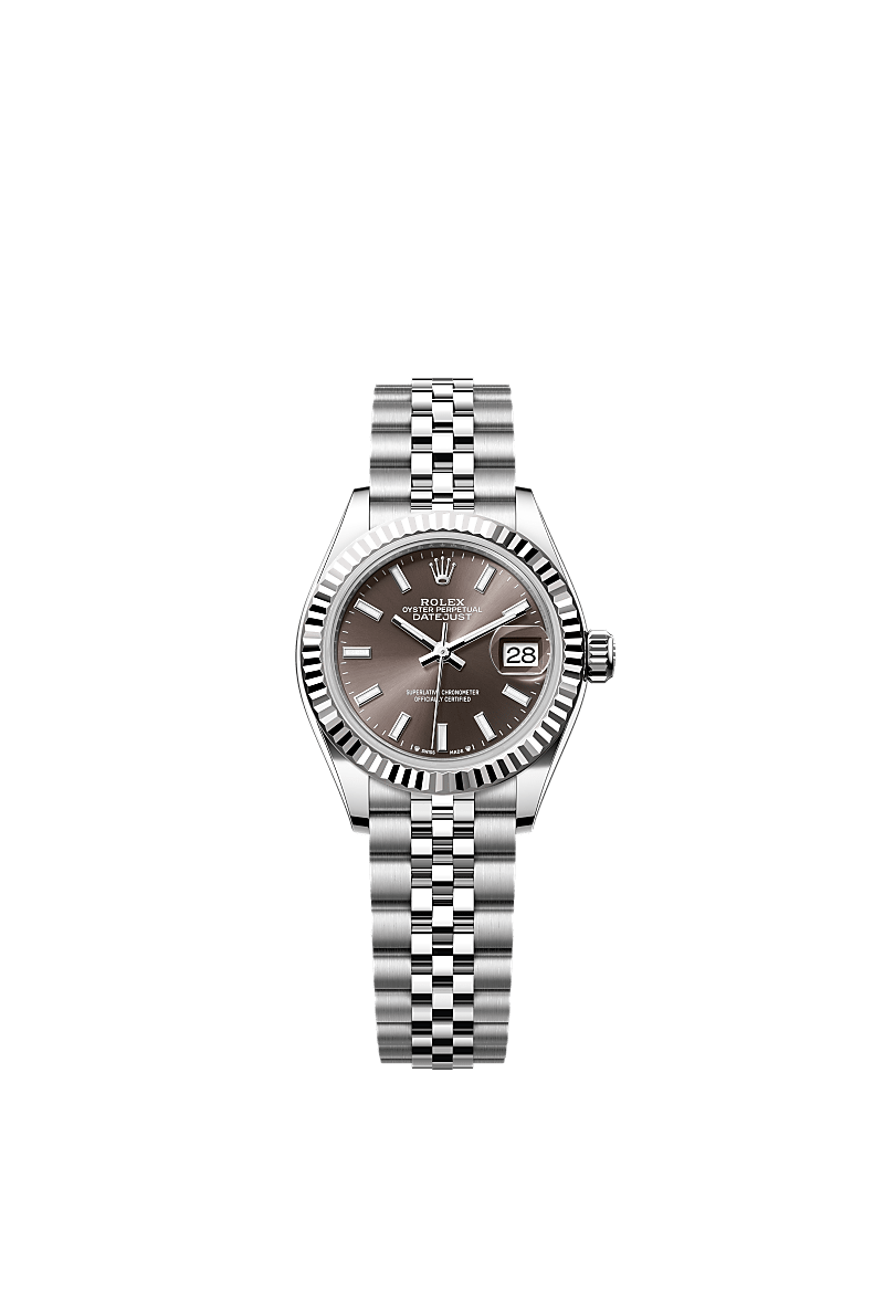 Montre Rolex Datejust 31 : acier Oystersteel et or gris - m278274-0015