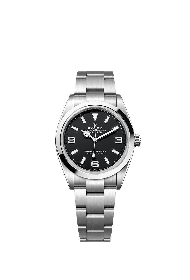 Rolex Explorer 36 watch: Oystersteel - m124270-0001