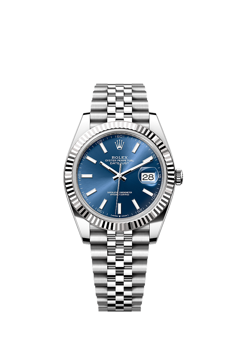 Rolex Datejust 41 watch Oystersteel and white gold m126334 0002