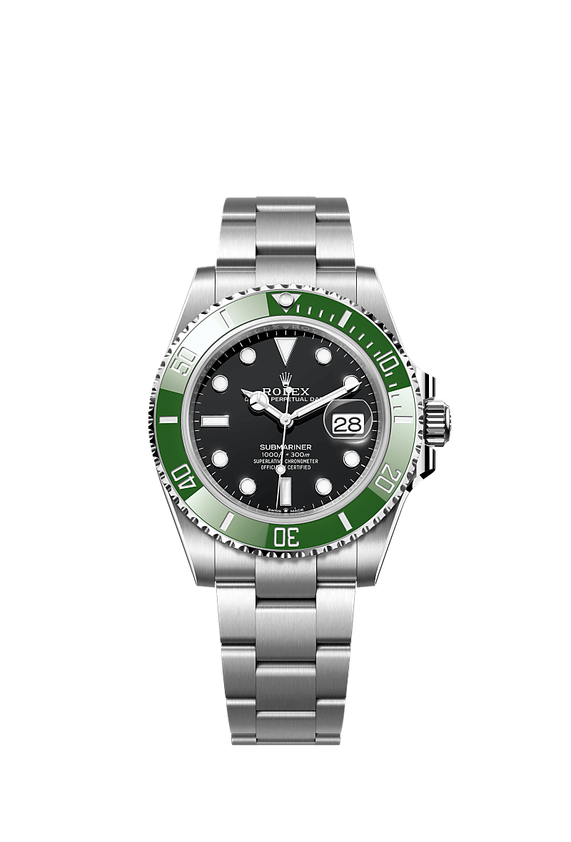 Rolex Submariner Date Green Dial Oystersteel Men's Watch 116610LV-0002