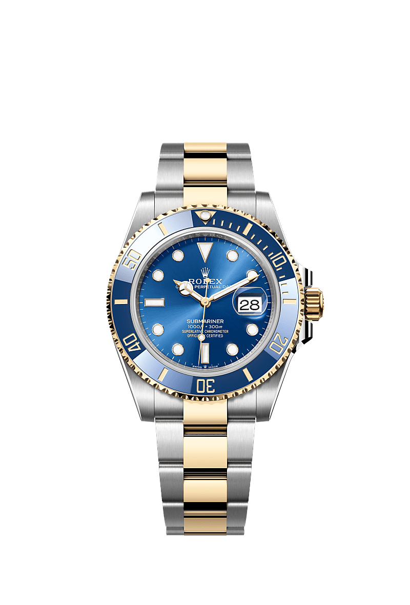 Rolex Submariner Date watch: Oystersteel and yellow gold 