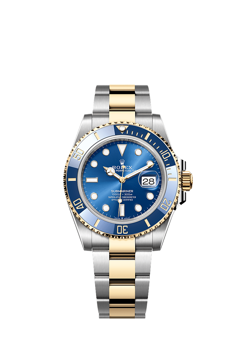 Rolex Submariner Date watch Oystersteel and yellow gold