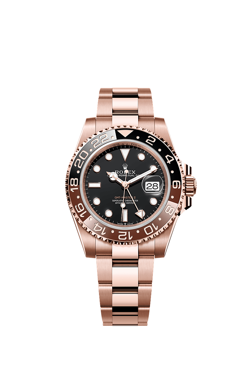 Rolex GMT Master II watch 18 ct Everose gold m126715chnr 0001