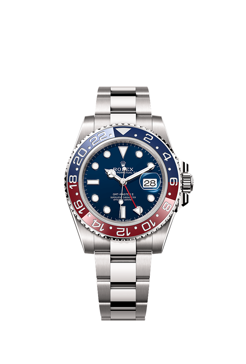 Rolex GMT-Master II watch: 18 kt white gold - m126719blro-0003