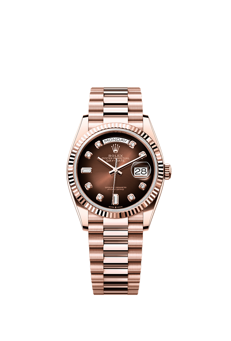 Rolex day discount date rose gold