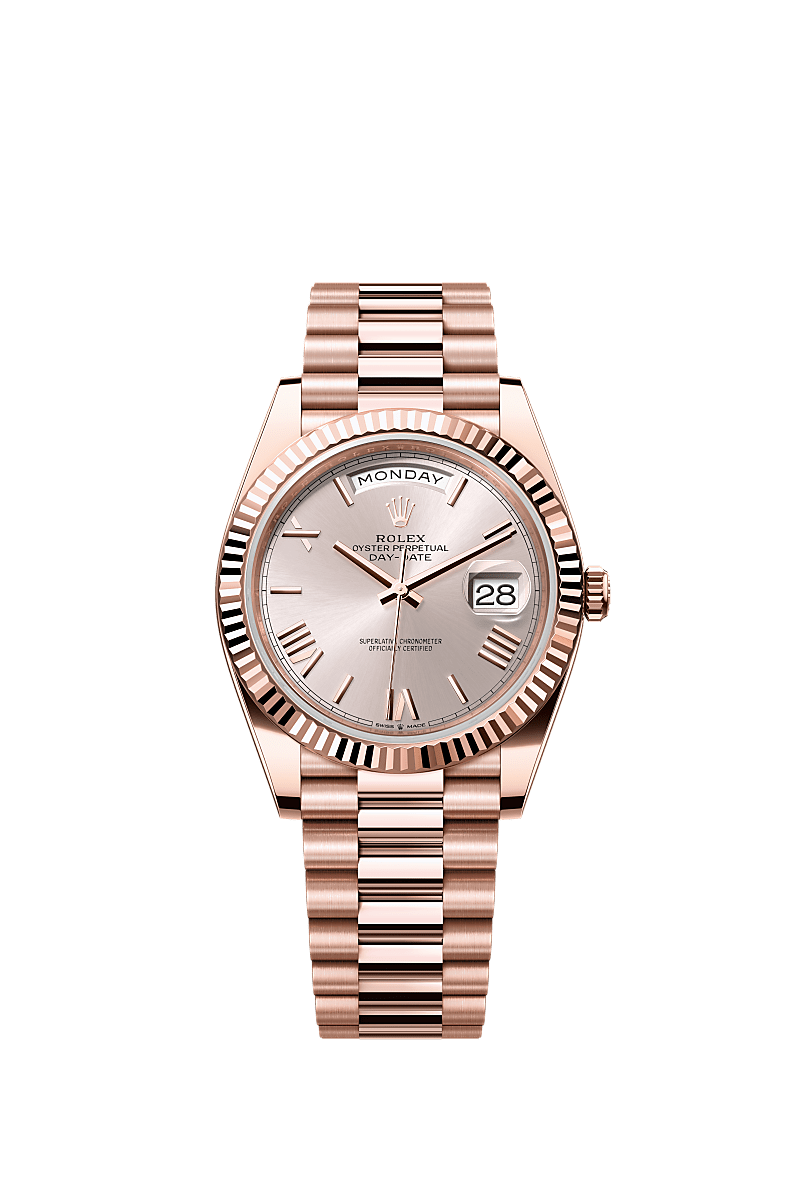 oyster perpetual day date rose gold