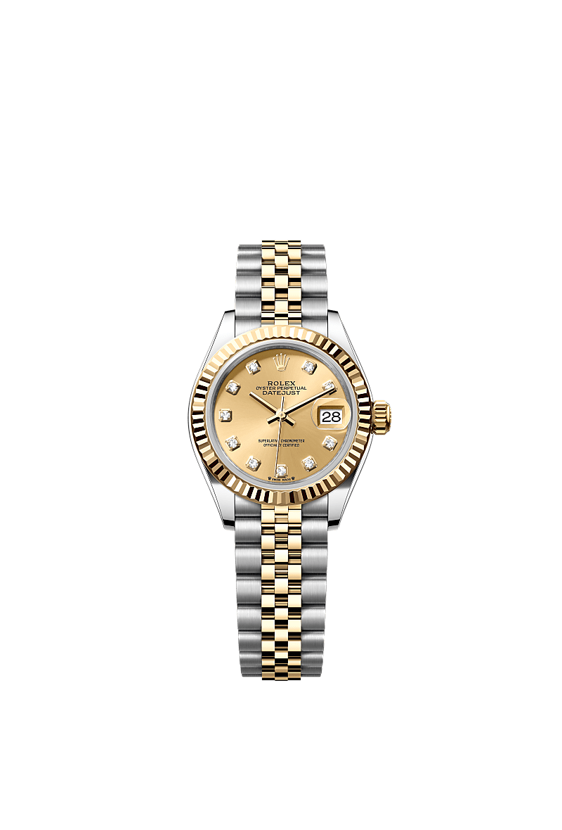 Rolex Lady Datejust watch Oystersteel and yellow gold m279173 0011