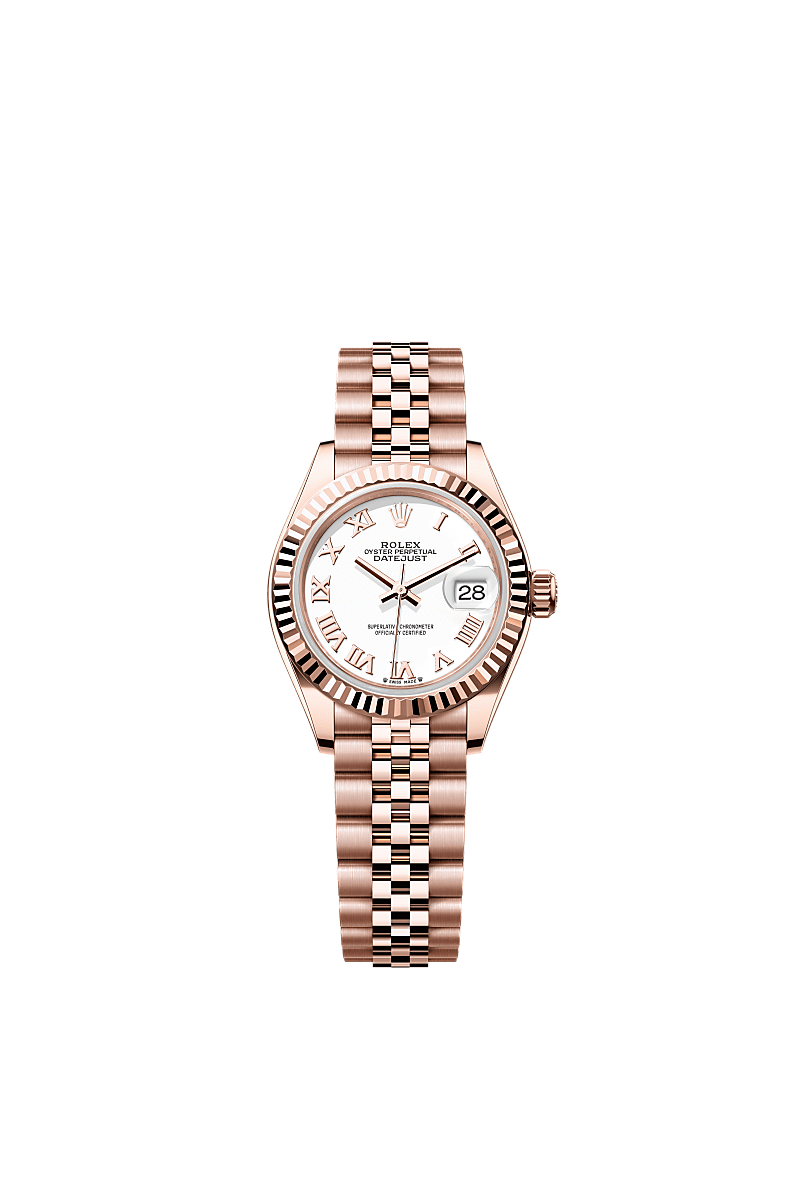 Rolex Lady-Datejust watch: 18 ct Everose gold - m279175-0022