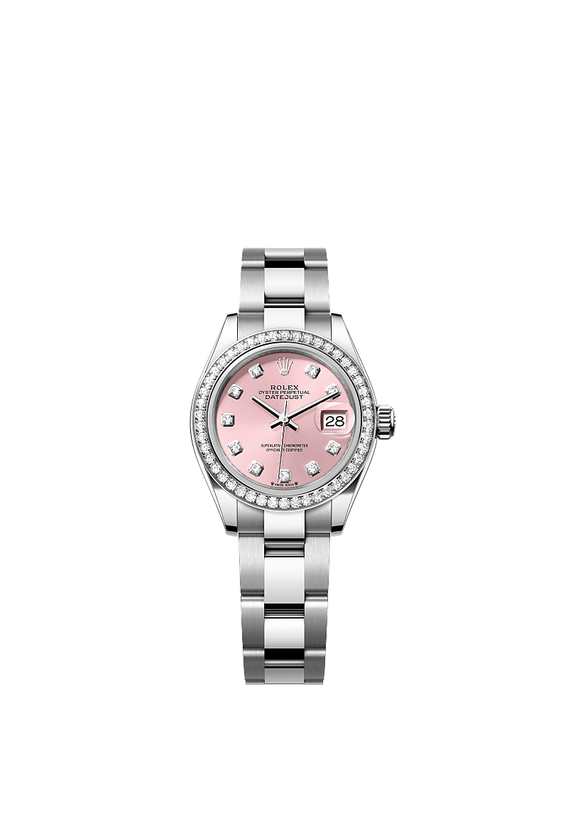 Rolex Lady-Datejust watch: Oystersteel and white gold - m279384rbr-0004