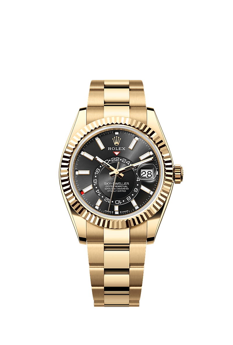 Rolex Sky-Dweller watch: 18 kt yellow gold - m336938-0002