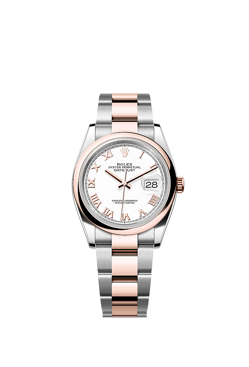 Rolex Datejust 36 watch Oystersteel and Everose gold m126201 0016