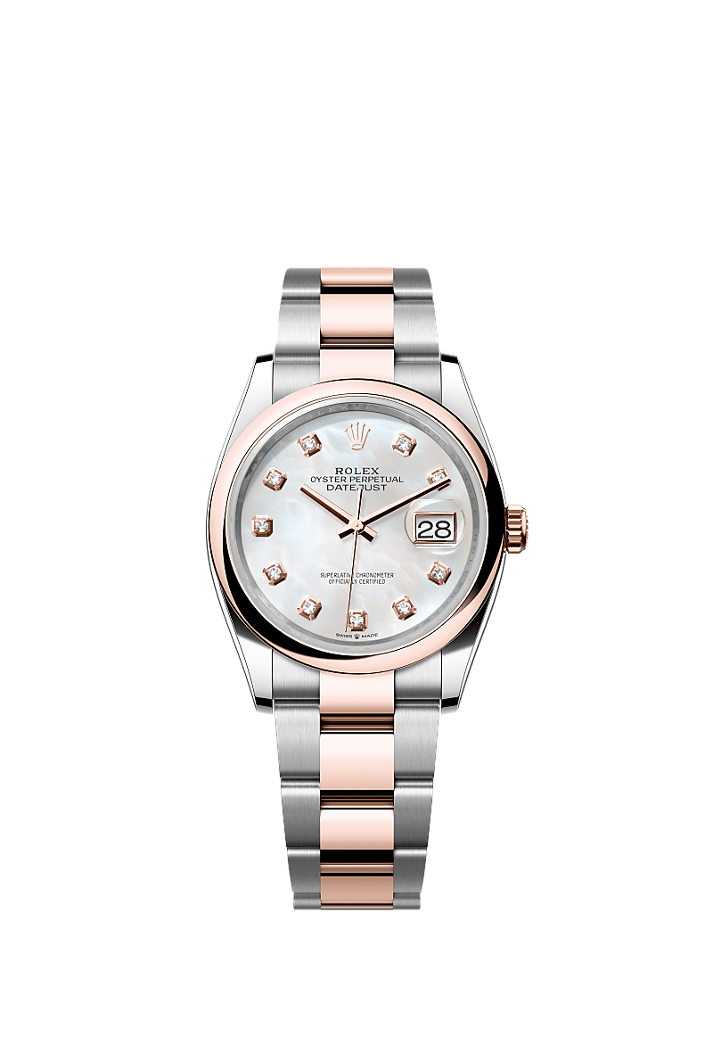 Rolex Datejust 36 watch Oystersteel and Everose gold m126201 0022