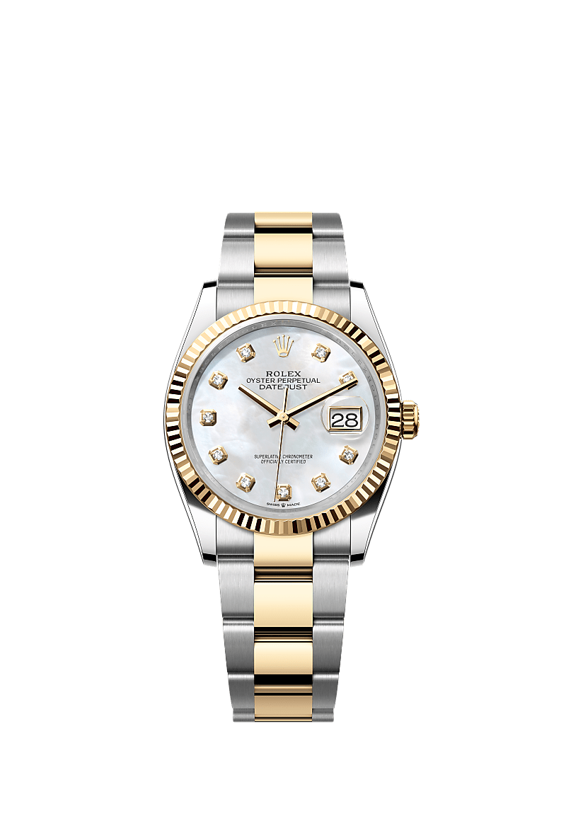 Orologio Rolex Datejust 36 in acciaio Oystersteel e oro giallo m126233 0024