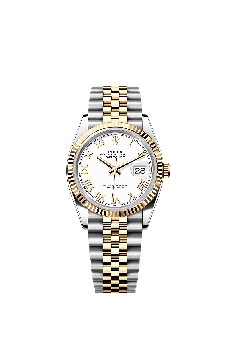 Rolex Datejust 36 watch: Oystersteel and yellow gold - m126233-0029