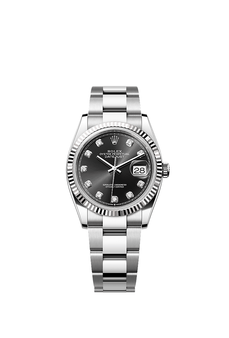 Rolex Datejust 36 watch Oystersteel and white gold m126234 0028