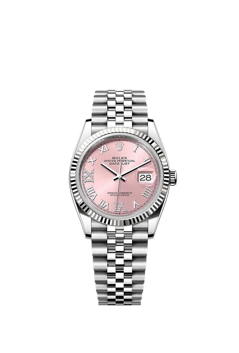 Rolex Datejust 36 watch: Oystersteel and white gold - m126234-0031