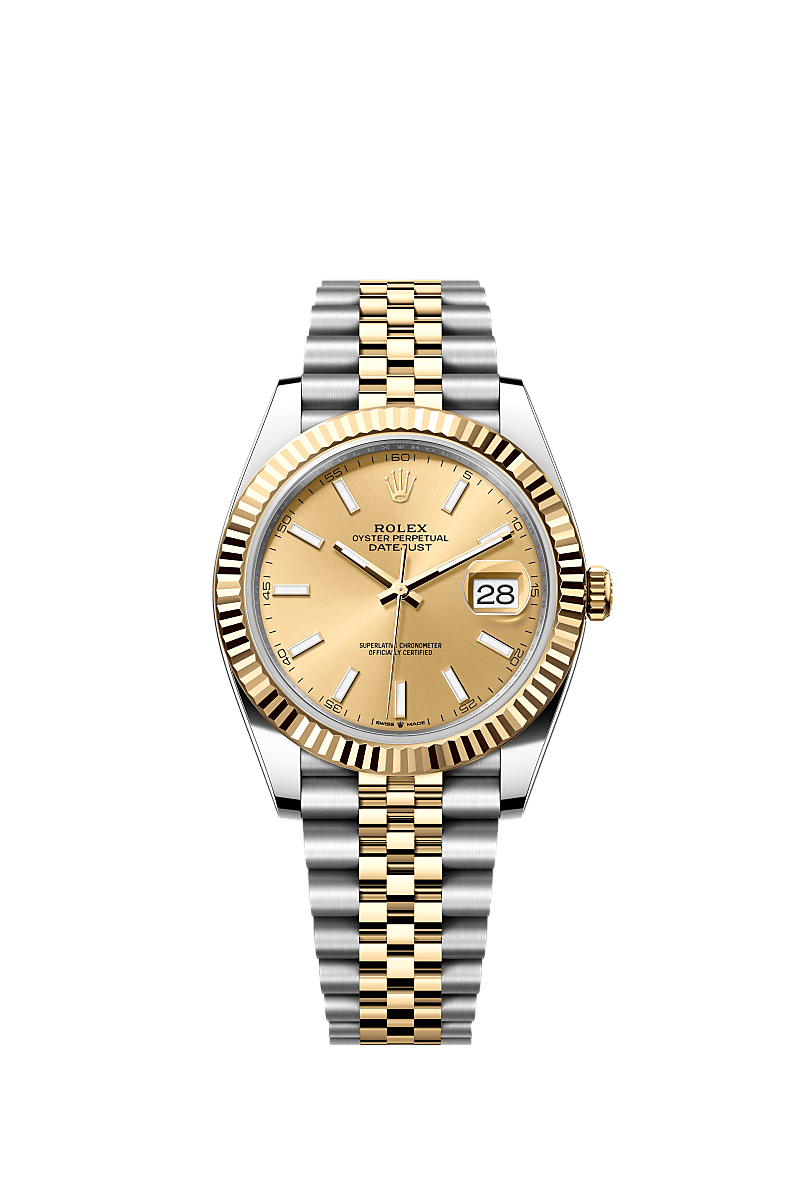 Rolex Datejust 41 saati Oystersteel celik ve sar alt n m126333 0010