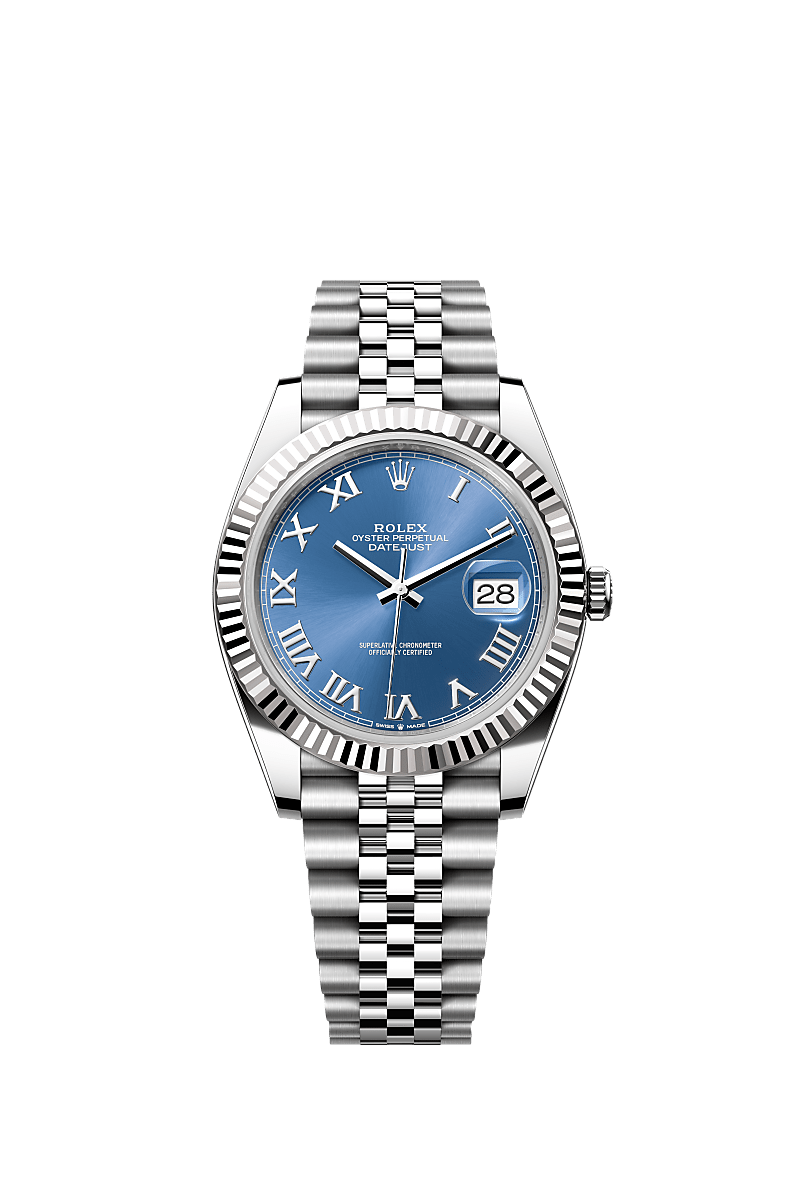 Rolex Datejust 41 watch: Oystersteel and white gold - m126334-0026