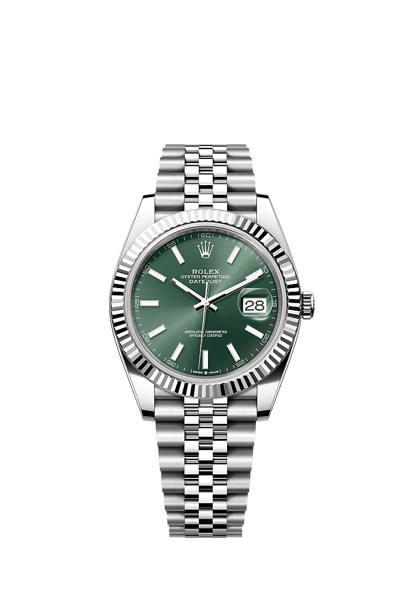 Silver rolex green face new arrivals