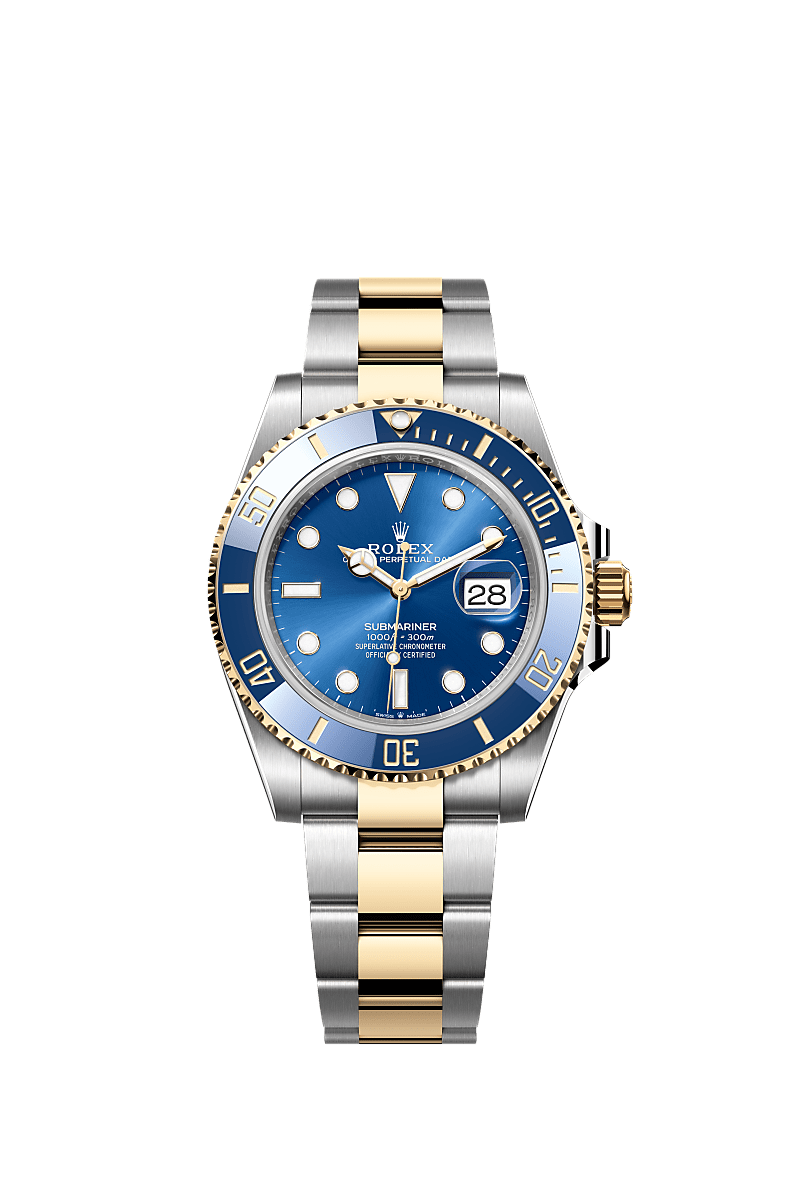 Rolex Submariner Date watch Oystersteel and yellow gold m126613lb 0002