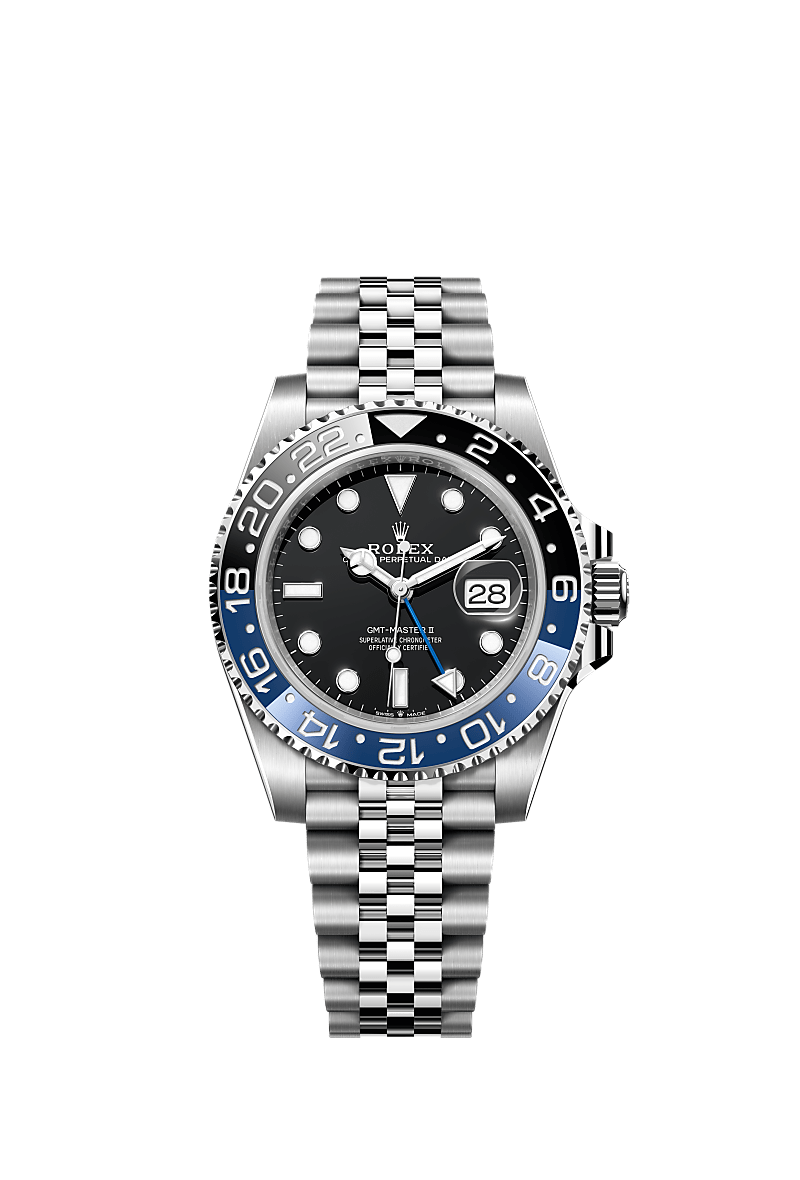 Rolex GMT-Master II腕錶：蠔式鋼- m126710blnr-0002