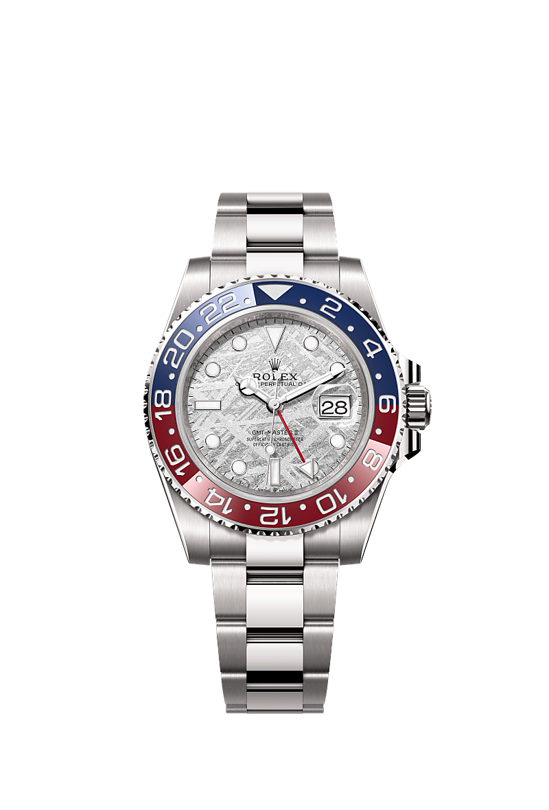 Rolex GMT-Master II watch: 18 kt white gold - m126719blro-0002