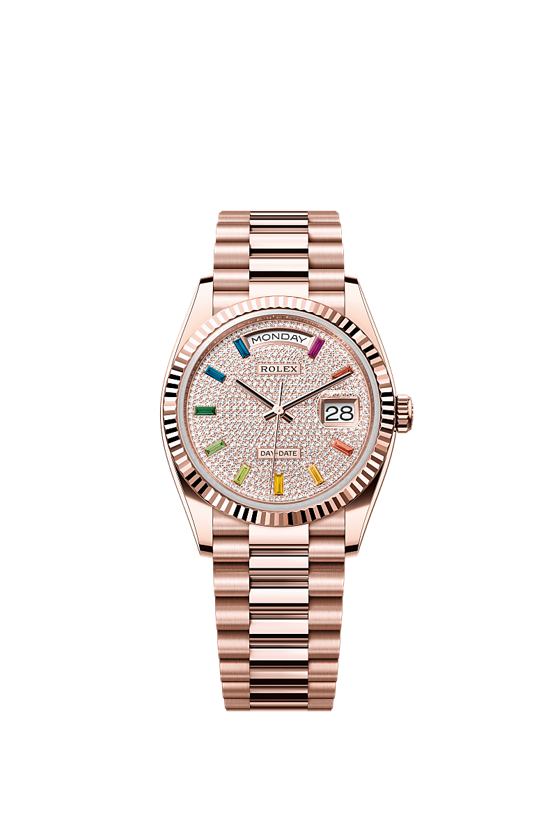 Day-Date 36 128238A Random Serial Green Ombre/Diamond Rolex Men's [Used]:  Brand Watch | WATCHNIAN Official Online Store /Former Ippuukishi