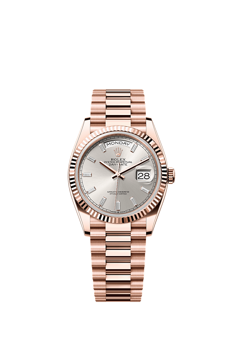 Rolex Day-Date 36 watch: 18 kt Everose gold - m128235-0087