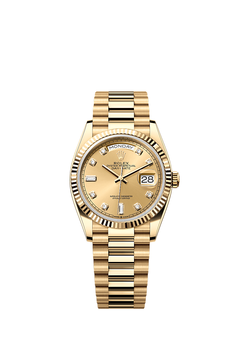 Rolex Day Date 36 watch 18 ct yellow gold m128238 0008
