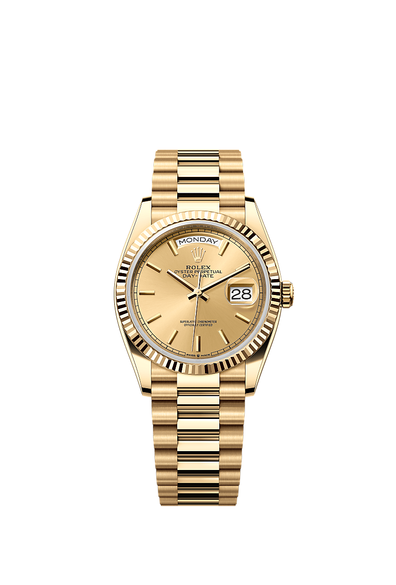 クリスマスツリー特価！ YG デイデイト 〇ROLEX 植えれ FZ8323 駒 18238用 時計