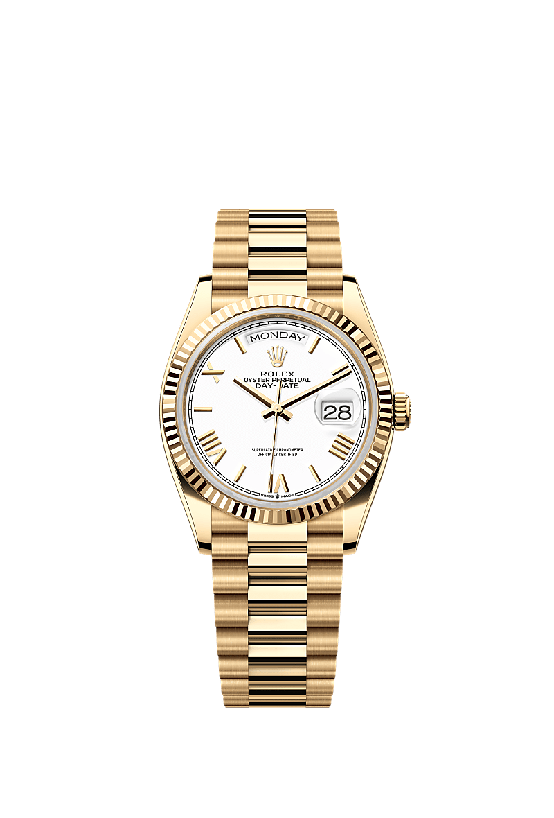 Rolex Day-Date 36 watch: 18 ct yellow gold - m128238-0113