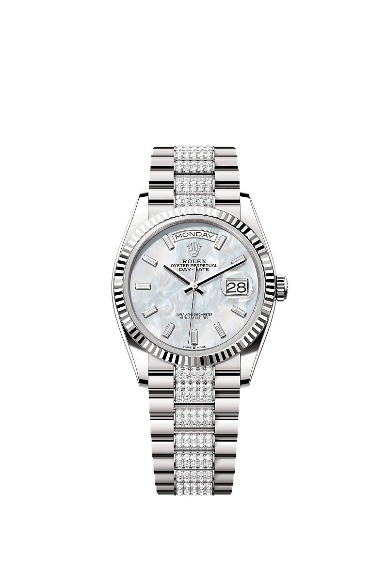 Rolex day date 36 white gold outlet