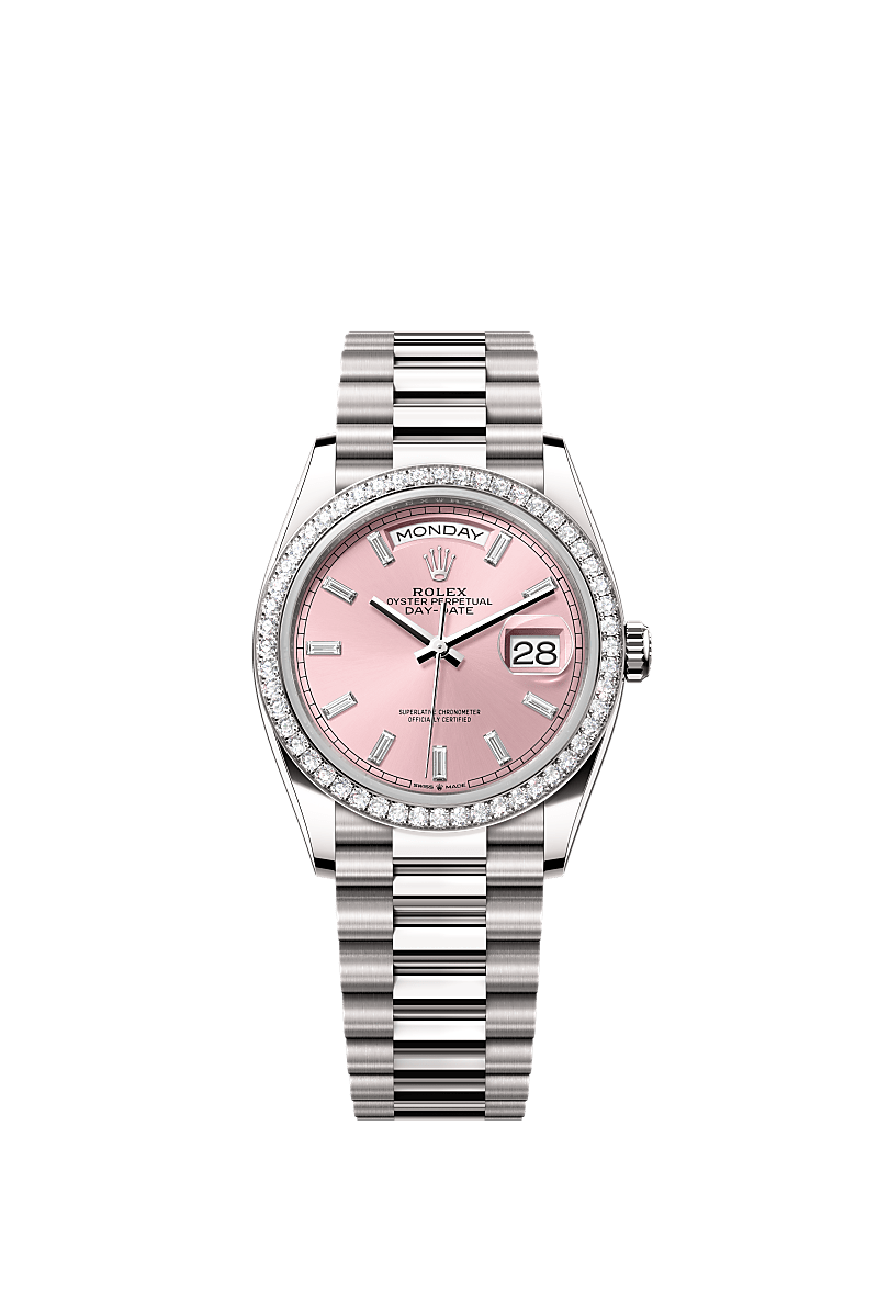 Rolex Day-Date 36 watch: 18 kt white gold - m128349rbr-0053 