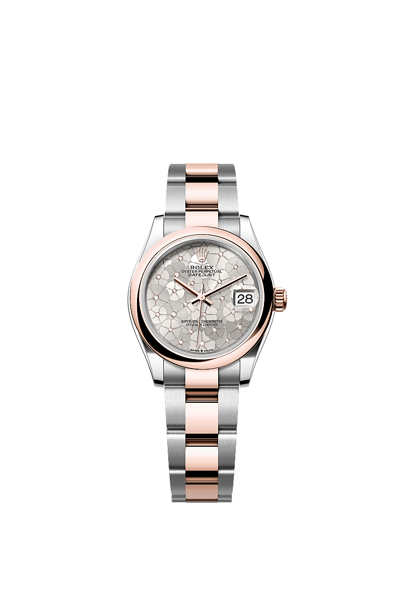 Rolex Datejust 31 watch: Oystersteel and Everose gold - m278241-0031