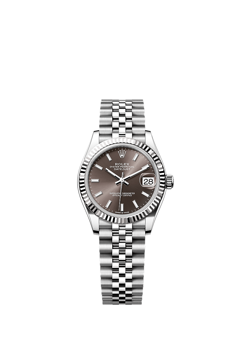 Rolex Datejust 31腕錶：白色黃金及蠔式鋼- m278274-0016