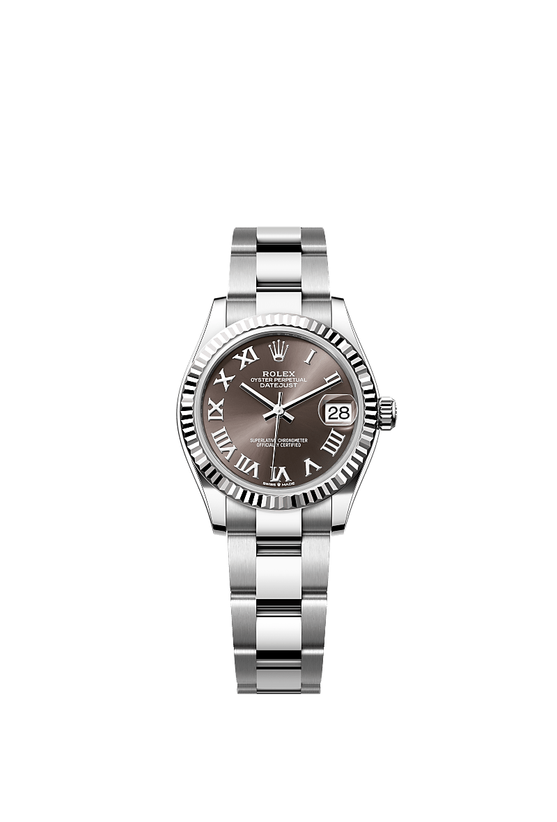 Rolex Datejust 31腕錶：白色黃金及蠔式鋼- m278274-0021