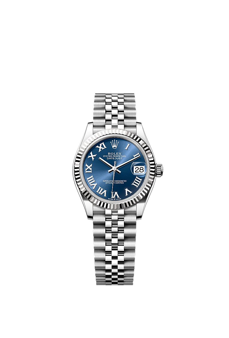 Datejust 31 oystersteel and white gold top