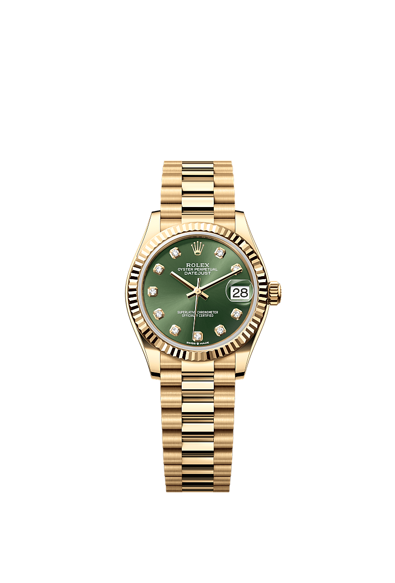 Rolex Datejust 31腕錶：18K黃金- m278278-0011