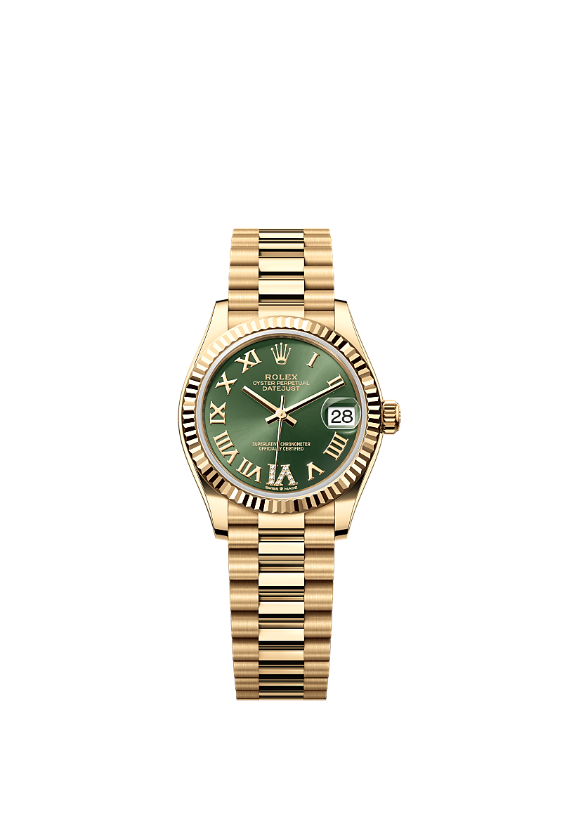 Rolex Datejust 31 watch 18 kt yellow gold m278278 0030