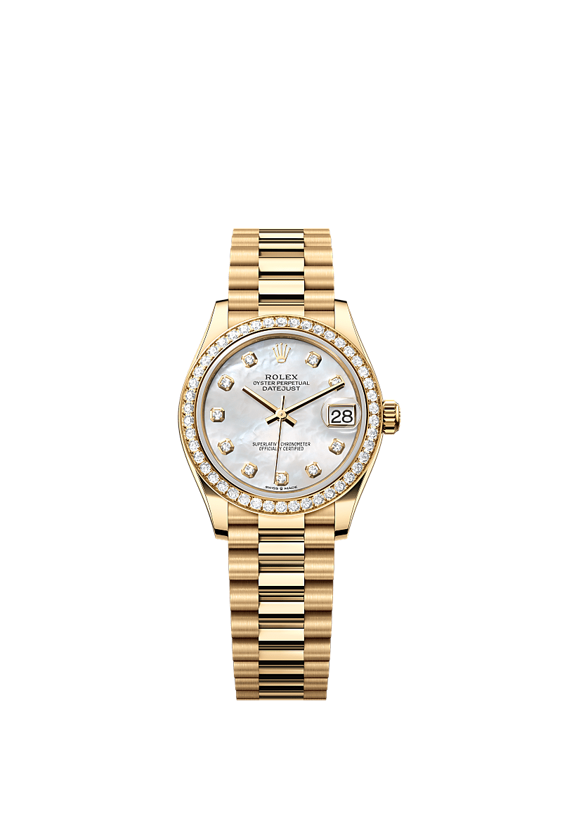 Rolex Datejust 31 watch 18 kt yellow gold m278288rbr 0006