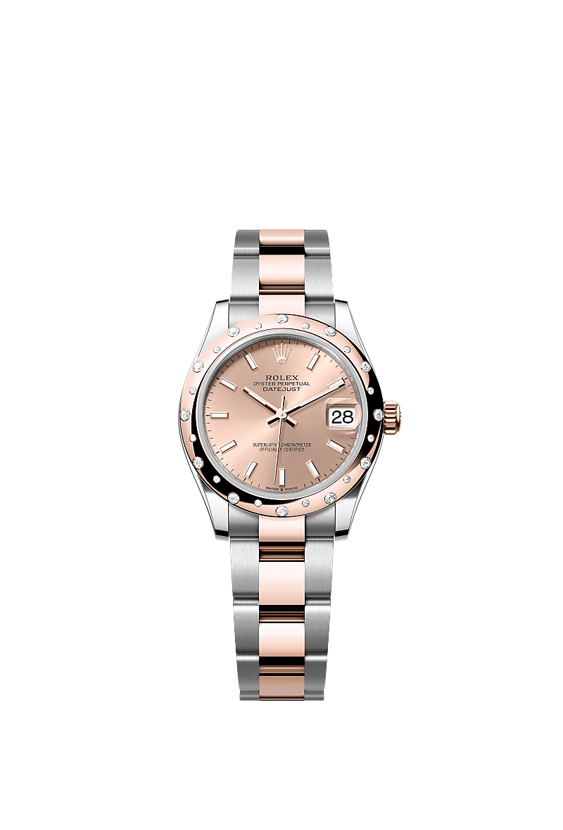 Rolex Datejust 31 watch: Oystersteel and Everose gold - m278341rbr 