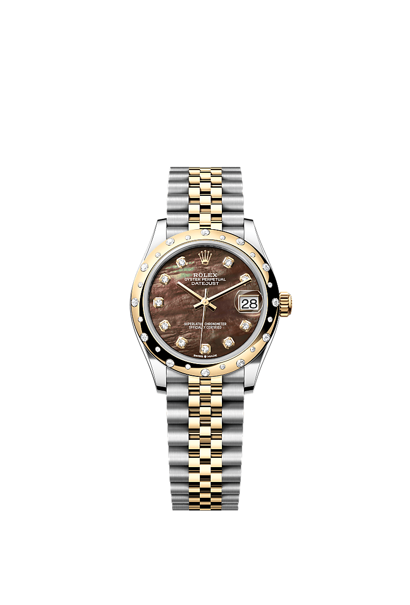 Black mother of pearl rolex datejust top