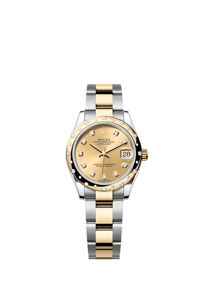 Rolex Datejust 31 watch Oystersteel and yellow gold m278343rbr 0025