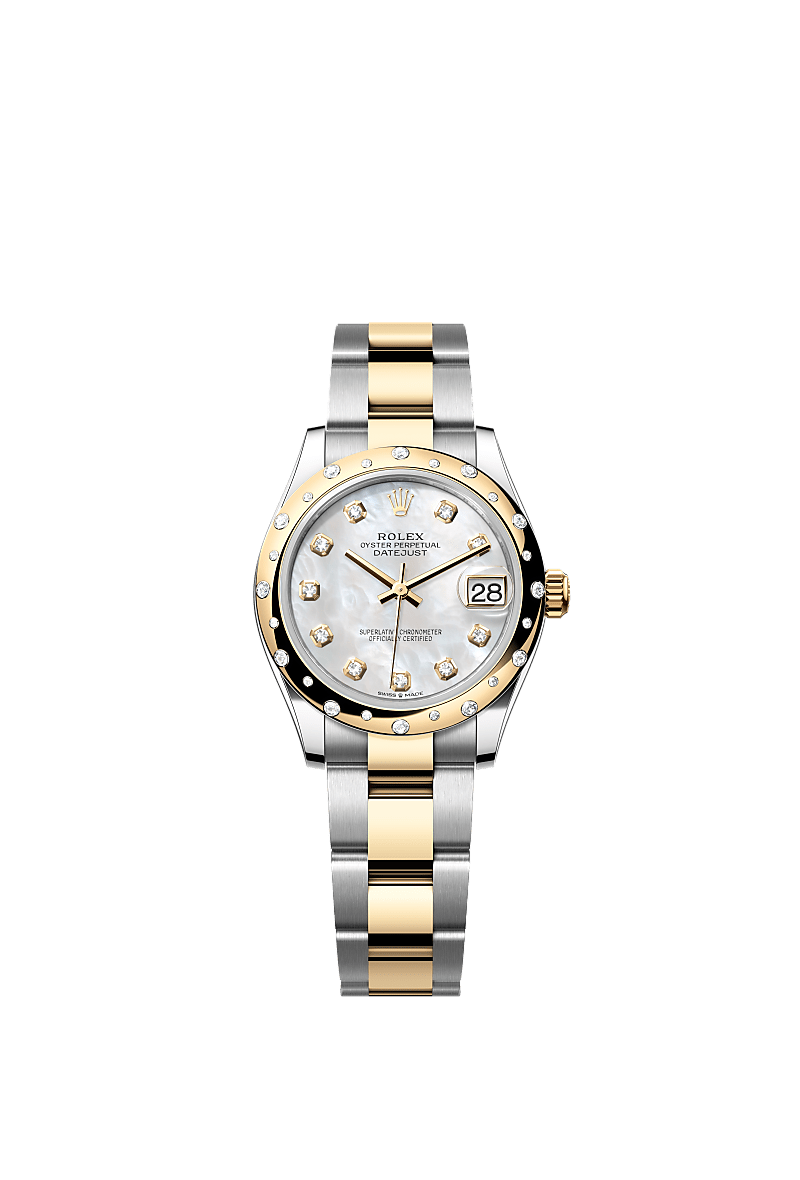 Rolex Datejust 31 watch Oystersteel and yellow gold m278343rbr 0027
