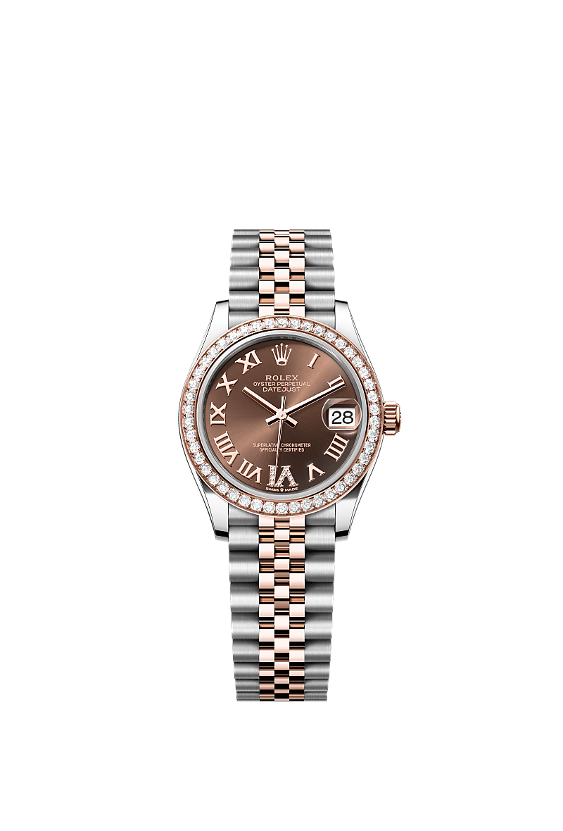 Rolex Datejust 31 watch: Oystersteel and Everose gold - m278381rbr 