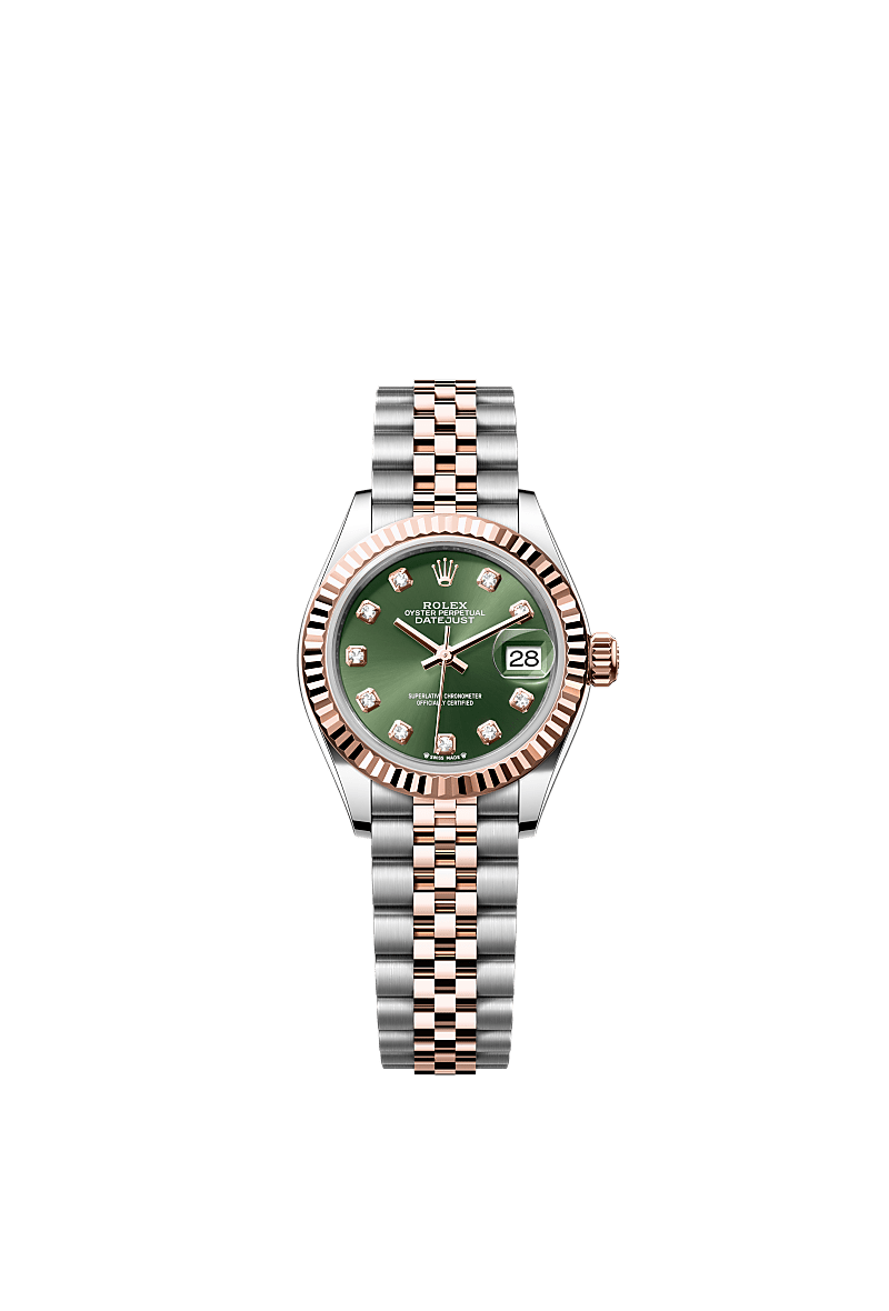 Rolex Lady-Datejust watch: Oystersteel and Everose gold - m279171-0007