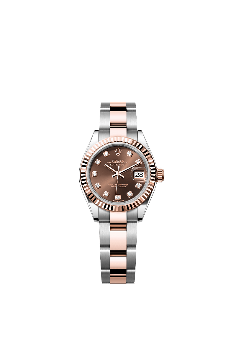 Rolex Lady Datejust watch Oystersteel and Everose gold m279171 0012